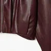 ZA AliExpress el más vendido comercio exterior transfronterizo estilo europeo y americano chaqueta de cuero de moda con cuello alto para mujer