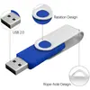 Pen drive USB com clipe giratório atacado grande capacidade 8g16g32g64g128g leilão pen drive giratório atacado