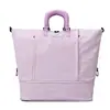 Bolsa de viaje de gran capacidad para viajes cortos para mujeres, adecuada para viajes, viajes de negocios y la vida en el dormitorio; una bolsa de gimnasio multifuncional, elegante y expandible para organizar el equipaje