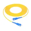 Cable de Fibra Óptica de Conexión Cruzada de Grado Telecomunicaciones 2.0MM LSZH Chaqueta Exterior de Bajo Humo Cero Halógenos Cable de Conexión Cruzada de Fibra Óptica de un Solo Modo y un Solo Núcleo
