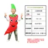 Roupas de passarela para festa infantil roupas de frutas infantis roupas ecológicas caseiras traje de morango roupas feitas à mão diy