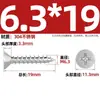 Tornillos Autorroscantes Avellanados Gb846 Acero Inoxidable 304 Cabeza Plana Phillips Tornillos para Madera Extendidos M2.9M3.5M4.2M5.5
