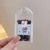 Pinza para el pelo negra en forma de U, engrosada y reforzada, para peinar el cabello, flequillo y cabellos sueltos, pinza curva para maquilladores