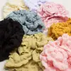 Nuevos Accesorios para el Cabello Europeos y Americanos Sombrero de Jacquard Super Suave Palomitas de Maíz para Niños Gorro con Lazo para Bebé Gorro Fetal Sombrero Indio para Bebé