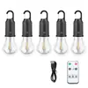Luz Cálida de Fábrica al Aire Libre para Tienda de Campaña, Luz de Camping, Luz Ambiental, Puesto de Mercado Nocturno, Nueva Luz de Bombilla Recargable