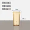 Copo de Água Fosco de PC de Grau Alimentício, Copo de Cerveja, Copo de Chá para Restaurante, Copo para Bebidas, Copo de Coca-Cola, Copo Plástico Comercial Anti-Queda