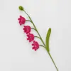 Flor Artificial de Varilla Retorcida Acabada Lirio del Valle Accesorios para Fotografía Combinación Floral Regalos Navideños Decoración para el Hogar y la Oficina