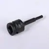 Hexágono soquete 1/2 pistola de ar comprimido de uma peça cabeça de lote pneumática hexagonal chave de fenda manga ameixa manga hexagonal pistola de ar terno lote
