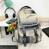 Mochila Escolar Transfronteriza para Hombres, Mochila de Nylon de Moda y Tendencia de Gran Capacidad para Estudiantes de Secundaria, Preparatoria y Primaria