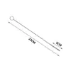 Cepillo de tubo de succión de acero inoxidable 304 cepillo espiral para bebé cepillo para biberón de uso doméstico cepillo delgado para limpiar tazas de agua tubos de ensayo cepillo
