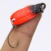 Cuchara Deportiva Weihe con Lentejuelas de Concha Bicolor en Forma de Cuchara 3cm3g Objeto Micro en Forma de Cuchara Señuelo de Boca de Caballo Lámina Metálica Luya Anzuelo Simple