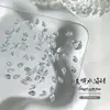 Champagne Transparente Marquise Zircón Super Brillante Joyería para Uñas Transparente Fondo Puntiagudo Forma de Gota de Agua con Alas de Mariposa Diamante para Uñas Joyería al por Mayor
