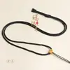 Acessórios de Tecelagem com Fio de Ouro Feitos à Mão Cordão para Crachá DIY Pingente de Jade Cordão Pingente de Jade Fivela da Paz Cordão de Colar Simples para Homens e Mulheres