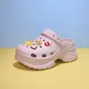 Zuecos cómodos y elegantes para mujer, zuecos de EVA versátiles para el hogar y uso en interiores, sandalias casuales sin cordones