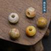 Contas de 309 furos Cristal Natural Ágata Jade Pedra Furo Grande Contas Soltas 8mm Furo 3mm Acessórios de Tecelagem DIY