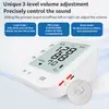 Versão em Inglês Monitor de Pressão Arterial de Braço com Tela Grande, Monitor Eletrônico de Pressão Arterial Inteligente para Uso Doméstico de Grau Médico, Personalizável