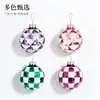 Suministrado directamente por el fabricante: bolas de Navidad de vidrio soplado, adornos de Navidad, productos de vidrio grabados con láser, adornos colgantes navideños