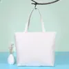 Nova Bolsa Simples de Lona Branca para Mulheres 2022 Grande Capacidade para Lazer Viagem Compras para Estampar logo