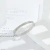 Pulsera de Acero Inoxidable Mate Esmerilado de Gama Alta con Cierre de Circonita Microincrustada, Joyería para Mujer de Gama Media a Alta al por Mayor