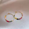 2026 Aretes de Aro Lisos Sencillos Estilo Nuevo con un Diseño Exagerado, Versátiles y Elegantes, Aretes de Lujo Ligero de Gama Alta de Nicho