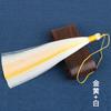 Orejas con borlas de seda de hielo de dos colores de 16 cm, estilo antiguo, Hanfu, Cheongsam, accesorios para el hogar, abanico, instrumento musical, colgante para la oreja