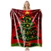 Manta de Franela Temática Navideña Transfronteriza Manta para Siesta Fabricante 231 Modelos en Stock Soporte para Personalización Según Dibujos