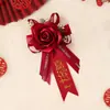 Nuevo ramillete de boda chino para novio y novia, padrino y dama de honor, ramillete de boda, juego completo de suministros para boda