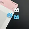 10 Botões Coloridos Fofos de Gato Cartoon para Roupas Infantis, Suéteres, Cardigans, Botões Decorativos de Gatinho Plástico para DIY Artesanal