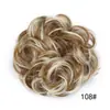 Moño de Peluca Moño Alto Rizado Accesorio para el Cabello Moño Rizado de Alta Temperatura Seda Cabello Largo Rizado