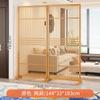 Divisória de Tela Nova Estilo Chinês para Sala de Estar Atacado, Tela Móvel Estilo Japonês para Hall de Entrada, Uso Doméstico de Frente para a Porta com Design Vazado