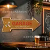 Abre lata de bienvenida flecha apuntando a la izquierda y derecha, señales direccionales, placas metálicas, letreros metálicos decorativos, arte metálico