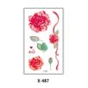 Fábrica en stock Pegatina de Tatuaje de Flor Bi'an de Cabello Liso Impermeable Hombres y Mujeres Larga Duración Sexy Fresco Rojo Manzhushahua