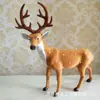 Animal de simulación ciervo sika simulación alce jirafa modelo animal de piel accesorios de decoración para cine y televisión venta al por mayor