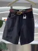 Shorts de Mezclilla Elásticos de Cintura Alta para Mujer Tallas Grandes 2025 Verano para Gorditas, Caderas y Muslos Gruesos, Pantalones Rectos de Apariencia Adelgazante