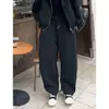 Sudadera casual de manga corta holgada para hombre, nuevo diseño de moda primavera-verano, efecto de dos piezas, simple y versátil, pantalones deportivos de alta calidad para hombre