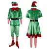 Navidad 2025 Disfraz de Elfo para Padres e Hijos Disfraz Navideño Nuevo para Niños y Niñas Europeos y Americanos Bebé Papá Noel