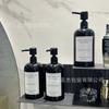 500ml redondo ombro imprensa garrafa de xampu garrafa de gel de banho condicionador de cabelo garrafa de lavagem cosmética PET garrafa de embalagem