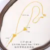 Tienda de Oro Mismo Estilo Arena Dorada DIY Mariposa Borla Collar en Forma de Y Lujo Ligero Gama Alta Nicho Versátil Gargantilla Cadena para Clavícula