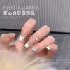 Arte de Unhas Coração de Madrepérola com Strass Decorações de Unha Strass com Borda Metálica Pedra Concha Strass Coração de Pêssego Acessórios Estilo Ins