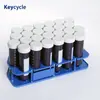 Tubo de Centrífuga de Laboratorio Tubo Dispensador de Granos de Café Plástico PP 25/50ml 100ml Botella Dispensadora de Pie con Soporte