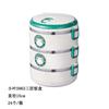 Lonchera, Caja de Plástico Acero Inoxidable Transparente con Tapa para Conservar Fresco, Lonchera Sellada, Caja Bento