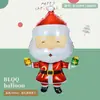 Nueva Serie de Decoración para Fiesta Navideña Mini Muñeco de Nieve, Anciano, Reno, Árbol de Navidad Globos de Papel de Aluminio Serie Navideña