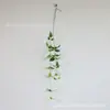 Folha de clematis trombeta Flor artificial estilo europeu flor artificial planta artificial Decoração de casamento Pendurado na parede Rattan
