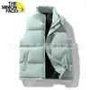 Chaleco de Pareja Transfronterizo para Otoño e Invierno, Chaqueta sin Mangas Gruesa Cálida para Hombre de Comercio Exterior, Chaleco de Moda con Cuello Alto