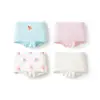 Balabala Roupa Íntima Infantil Categoria Modal Shorts Boxer para Meninas Roupa Íntima Bebê Infantil Boxer Fofo Pacote com Quatro