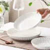 Plato Poroso de Plástico para Cocinar al Vapor, Grado Alimenticio, Resistente a Altas Temperaturas, para Cocinar al Vapor el Desayuno, Plato Redondo de Cocina al Vapor para el Hogar, Cocinar al Vapor Mariscos, Plato Drenador, Plato para Empanadillas