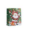 Bolsa de Navidad, bolsa de papel kraft, bolsa de regalo, bolsa de regalo de manzana roja de Papá Noel, bolsa de embalaje de regalo, venta al por mayor transfronteriza