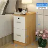 Mueble de noche de almacenamiento mini con cerradura, estilo cajón, ultraestrecho, grado E1, minimalista, 20/30 cm, hecho de madera de ingeniería para dormitorio
