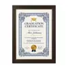 Marco de certificado de diploma de graduación minimalista europeo y americano, marco de fotos de certificado de premio, venta al por mayor de fábrica, marco de exhibición de certificado de honor para sala de estudio