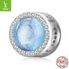 Charme de prata original série de Natal s925 contas de charme de prata amor urso de Natal floco de neve diy corda